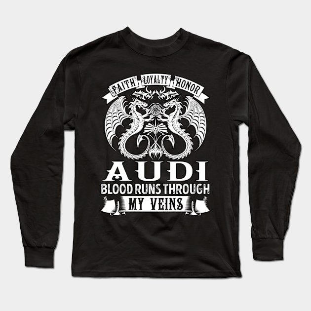 AUDI Long Sleeve T-Shirt by T-shirt with flowers